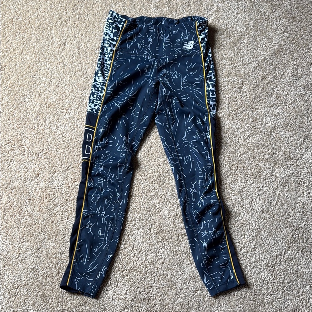New Balance women’s Blue Patterned Leggings